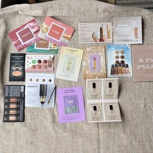 Bunch Of Makeup Samples with Deluxe Samples